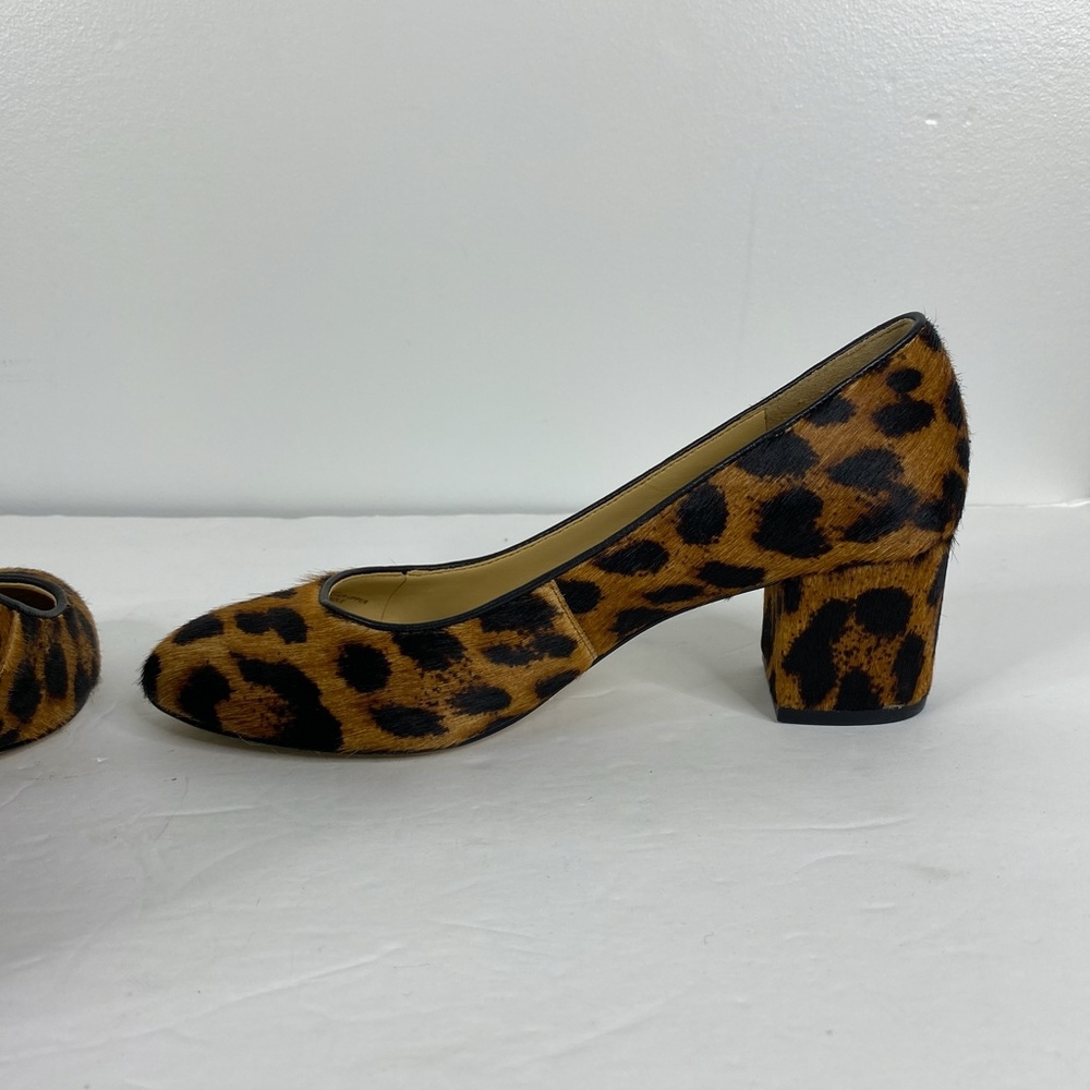 Talbots Calf Hair Leopard Print Pumps Sz. 6.5 - Picture 3 of 13